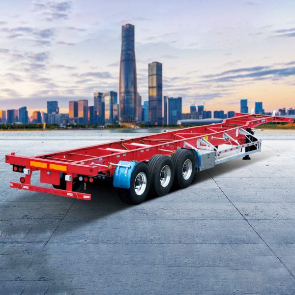 3 Axle 40ft Skeleton Container Trailer - Image 2