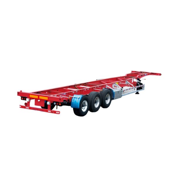 3 Axle 40ft Skeleton Container Trailer