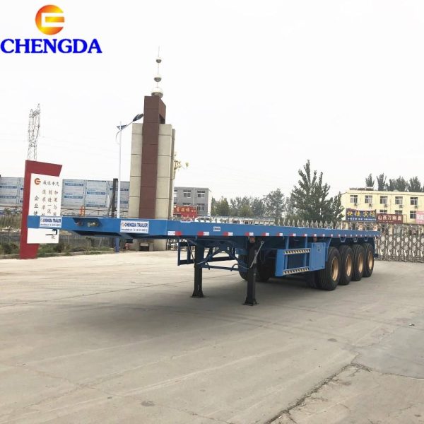 4 Axle 45ft Flatbed Trailer - Image 5