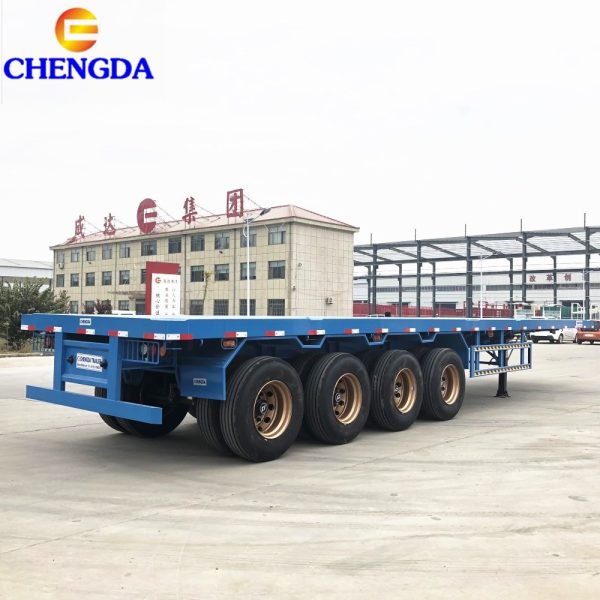 4 Axle 45ft Flatbed Trailer - Image 2
