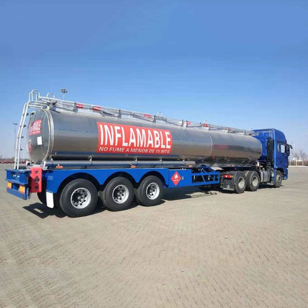 Stainless Steel Oil Tanker Semi Trailer - Image 2